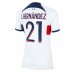 Paris Saint-Germain Lucas Hernandez #21 Kopio Vieras Pelipaita Naisten 2023-24 Lyhyet Hihat